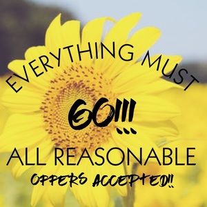 All reasonable offers accepted.